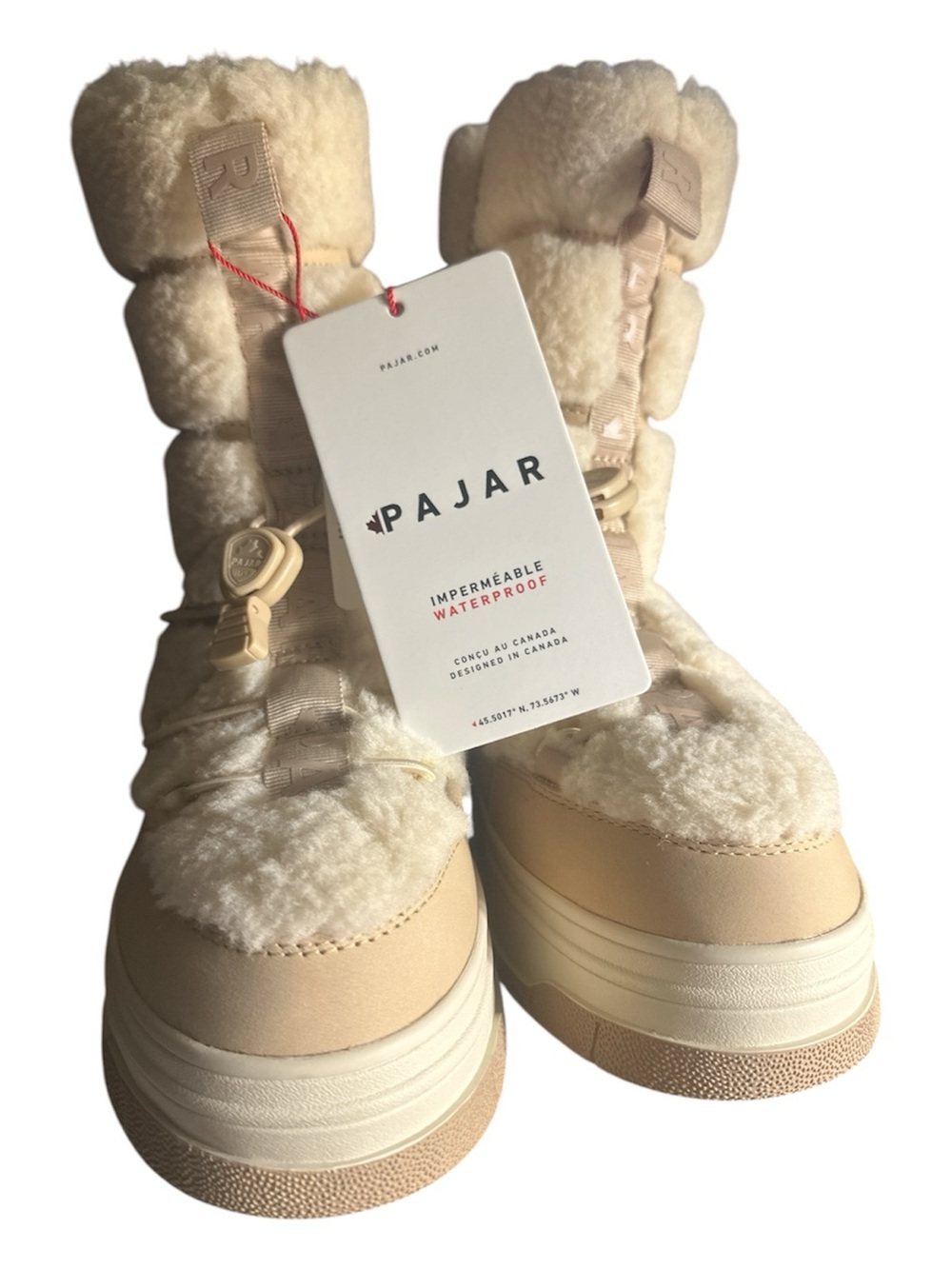 Pajar CANADA Women's Janie Hi 2.0 Boot Tan NWT Size 8